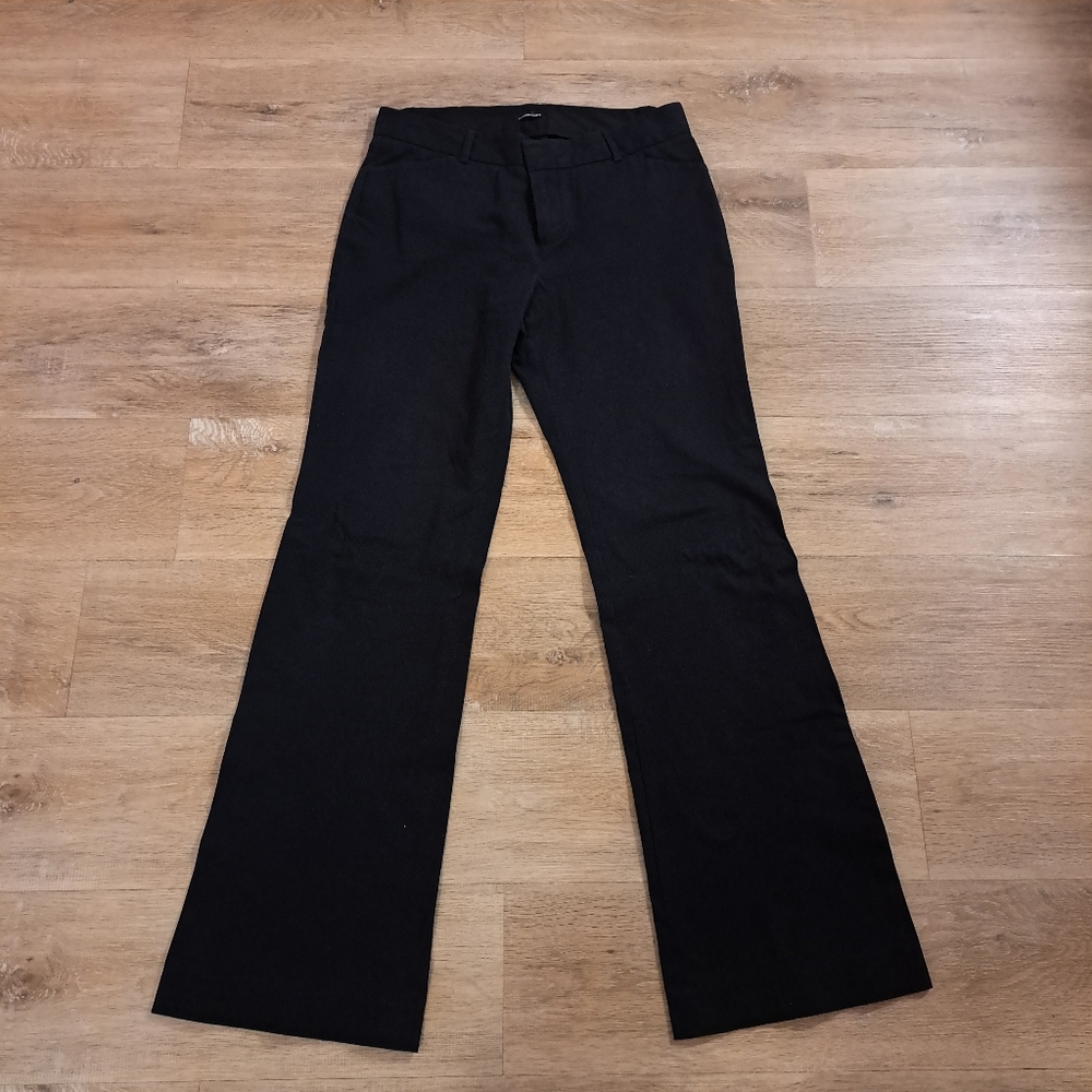 GAP Stretch Moderate Fit Flare Blackish Blue Trousers Women's Size 10